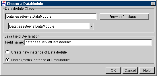 Use DataModule wizard