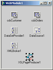 Web Module with XSLPageProducer1