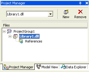 Library Assembly in Project Manager