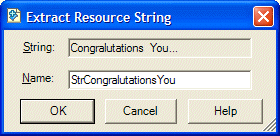 Extract Resource String
