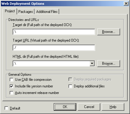 Web Deployment Options