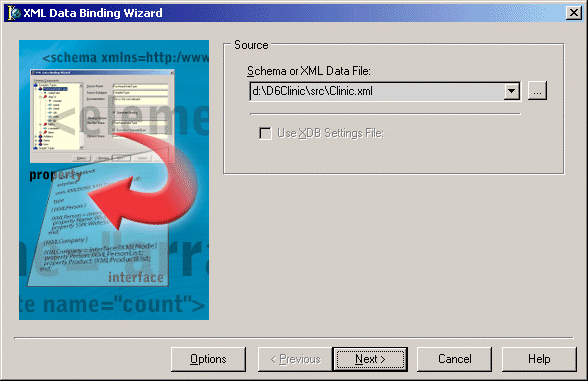 XML Data Binding Wizard