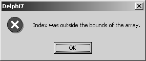 C# out-of-bounds Exception