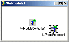 Web Module with IntraWeb components