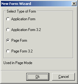 New (IntraWeb) Form Wizard dialog