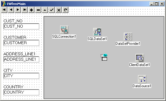 Database Form at Design-Time
