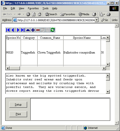ActiveForm inside IntraWeb web page