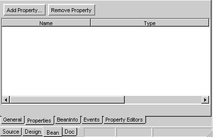 Properties in the BeansExpress