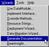 Added JBDoc wizard to menu